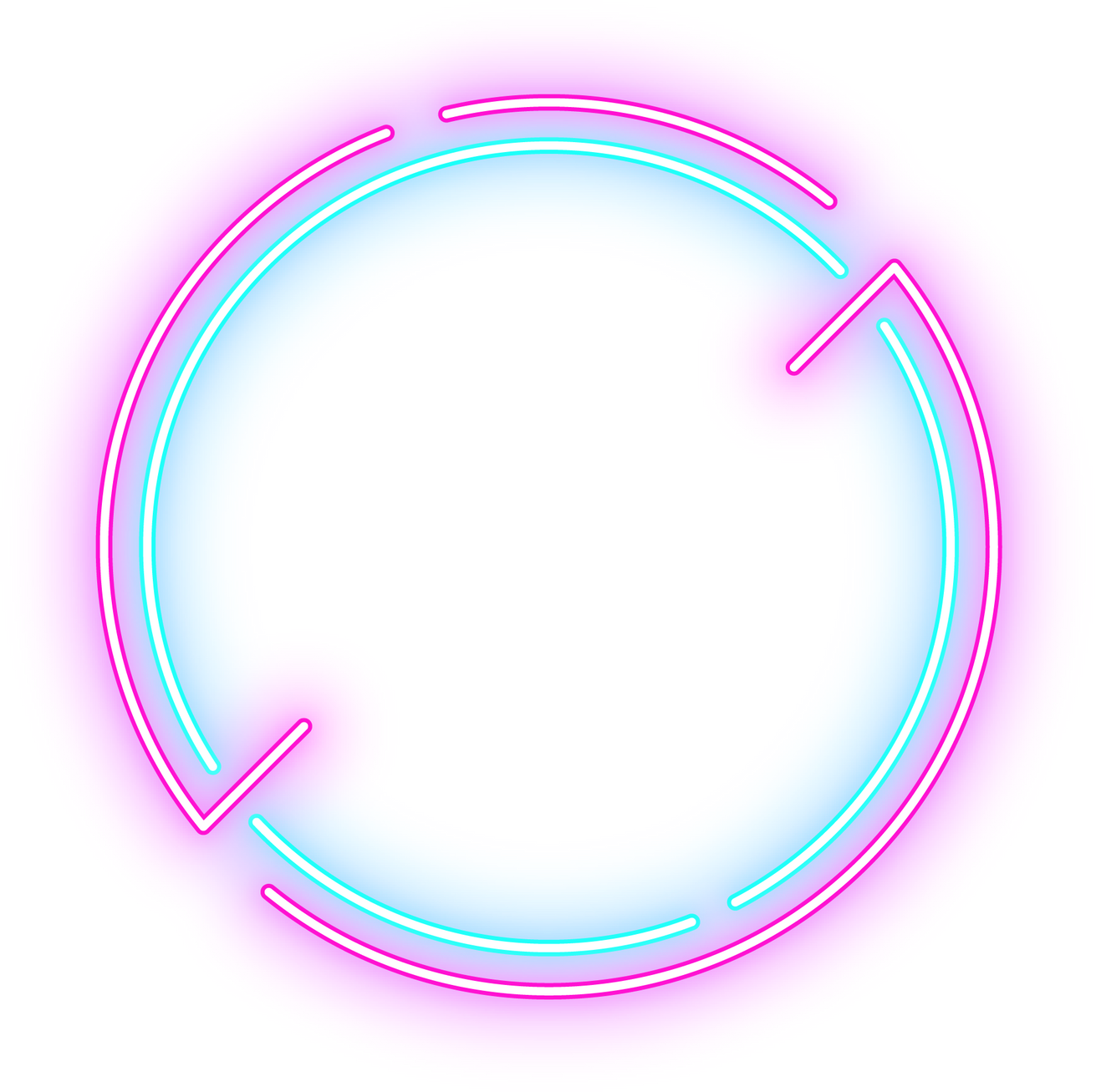 Futuristic Neon Frame